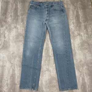 Vintage Levis 501 Jeans Mens 36x34 (34x32) Denim Straight Leg Cowboy Made In USA